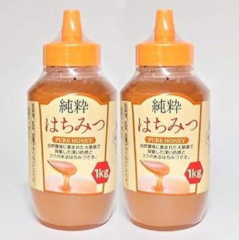 国産純粋はちみつ (結晶タイプ )1kg × 2本 楽天市場】国産純粋はちみつ 1kg（百花蜜)【創業77年 老舗